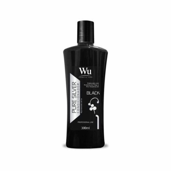 CONDICIONADOR PURE SILVER BLACK WU 300ml