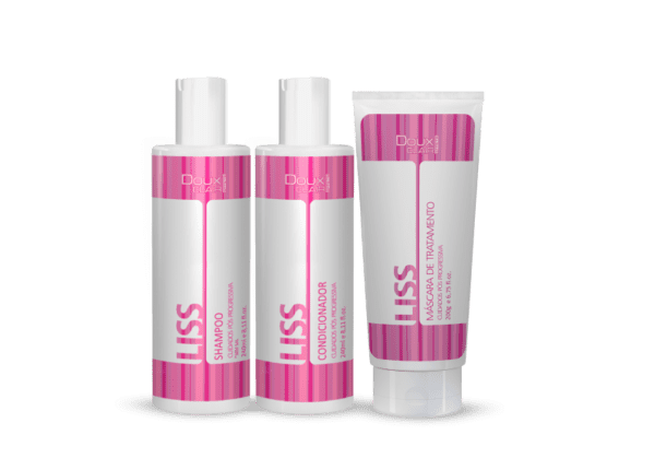 DOUX CLAIR EFFETS LISS KIT SHAMPOO, CONDICIONADOR, MÁSCARA