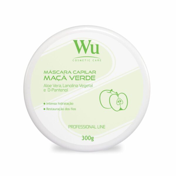 MÁSCARA CAPILAR MAÇÃ VERDE WU 300g