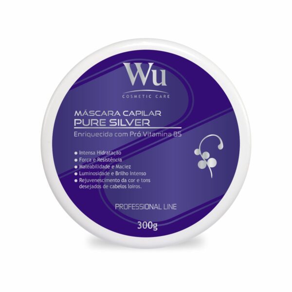 MÁSCARA CAPILAR PURE SILVER WU 300g