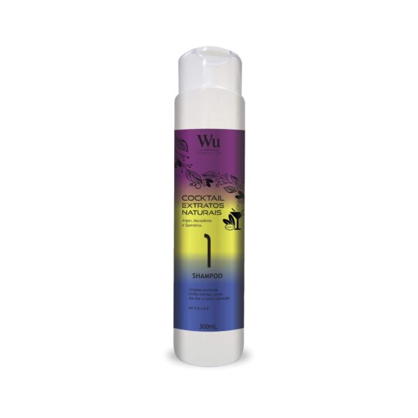 SHAMPOO COCKTAIL EXTRATOS NATURAIS WU 300ml